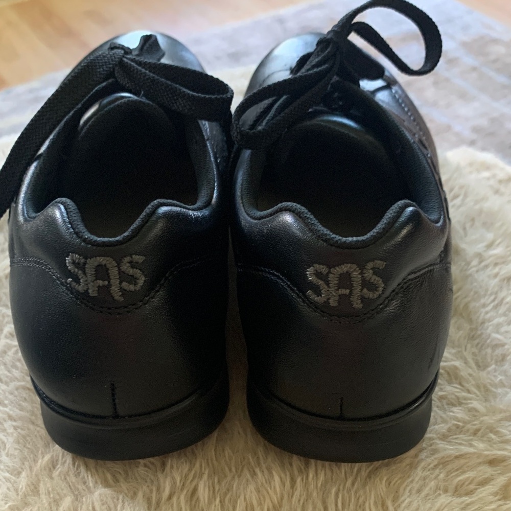 SAS Womens Black Lace-Up free time shoes - Picture 3 of 13